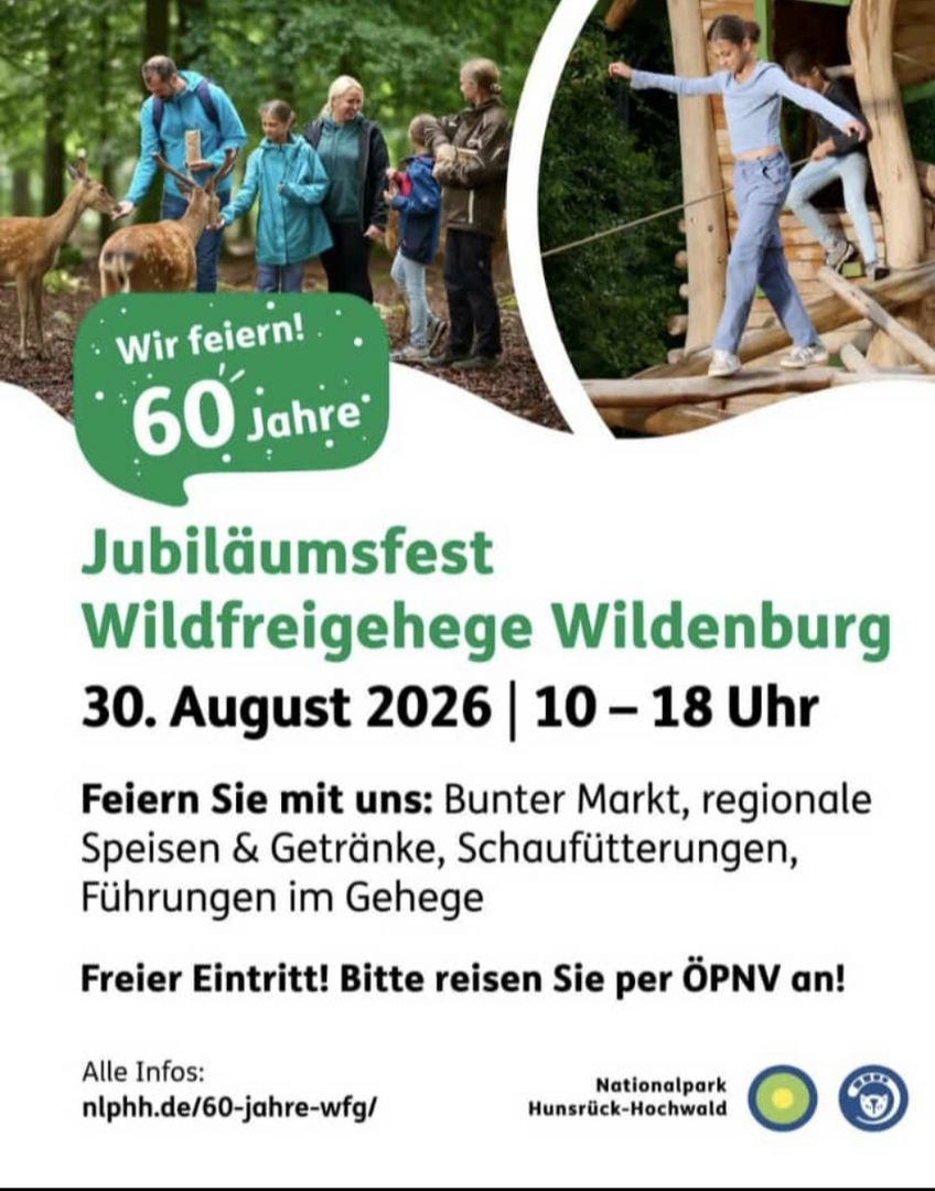 60 Jahre Wildfreigehege Wildenburg